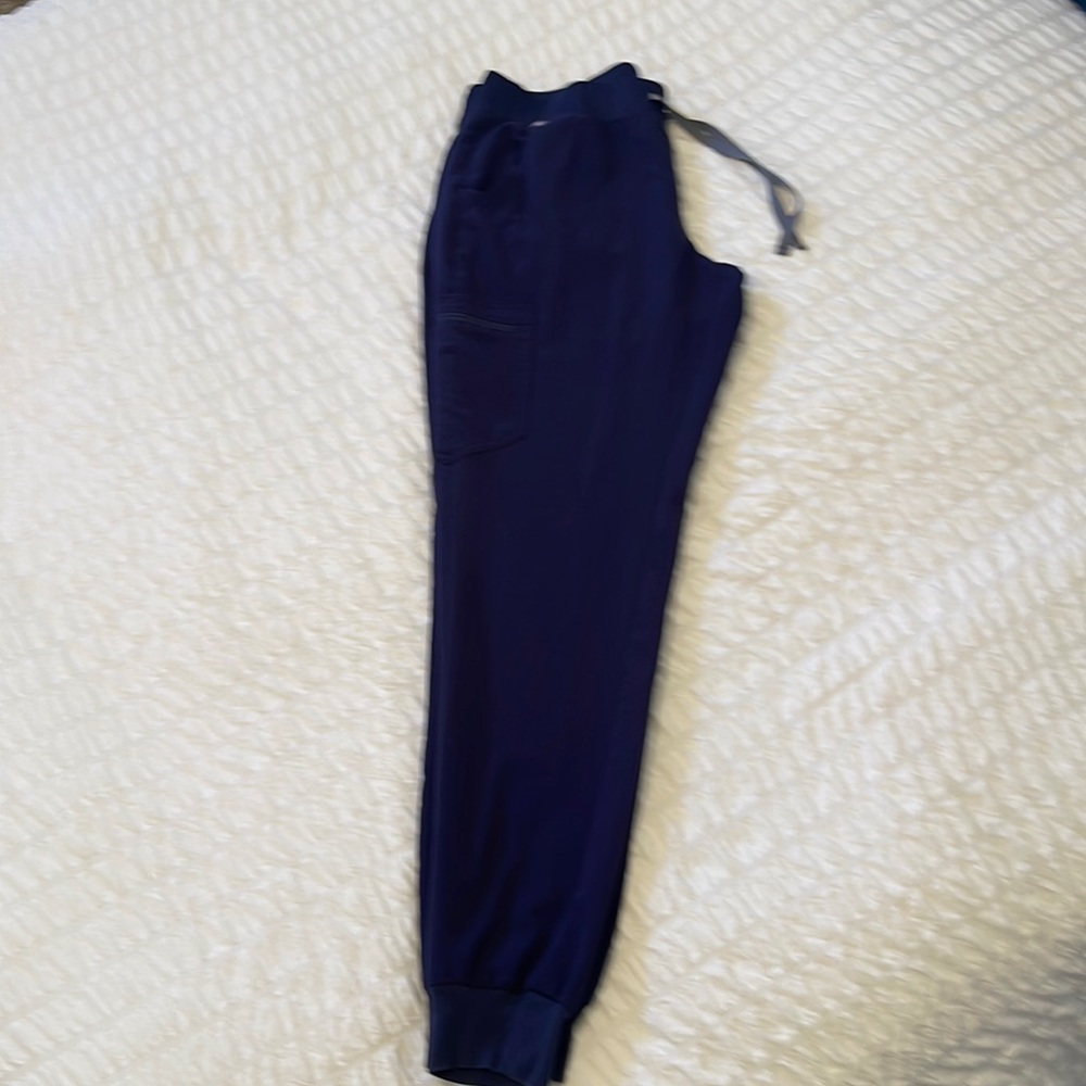 Figs Navy Blue Scrub Pants - Joggers